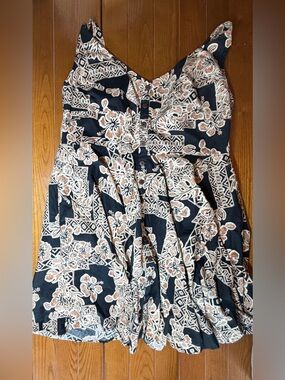 Hell Bunny Tiki Hibiscus Sundress — 5XL / UK 24